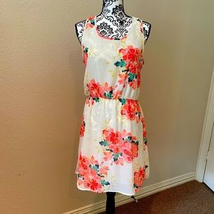 Charming Charlie Summer floral dress Sz. M